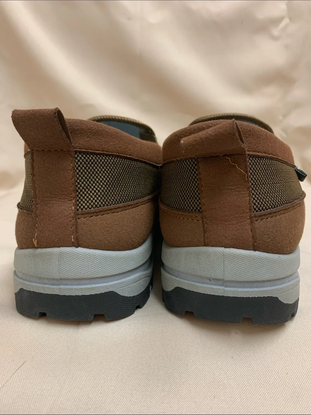 CNA-TROP Men's Brown Mesh Slip-On Walking Shoes Loafers Size 44 US 10.5
